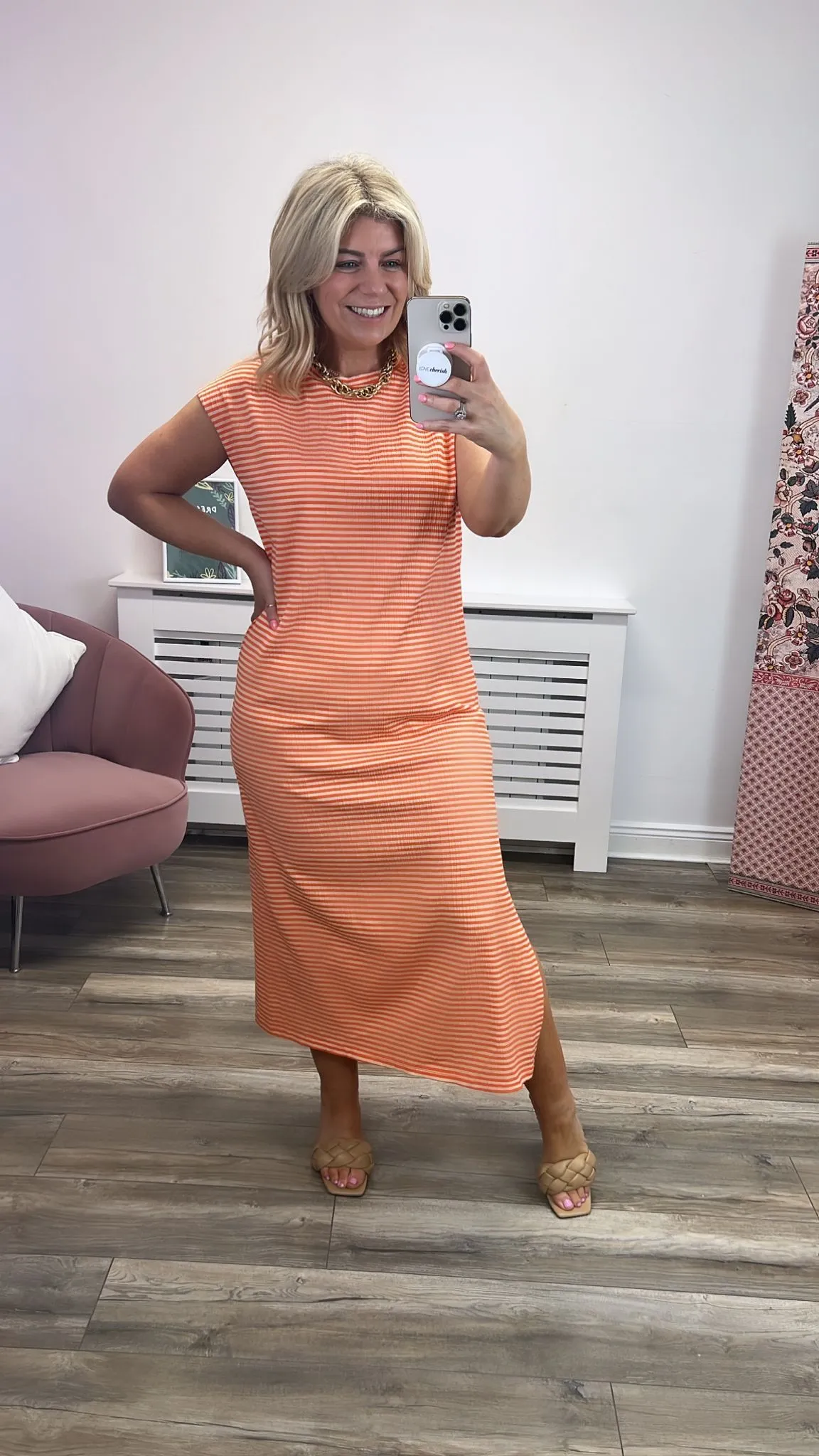 Antonella Dress (Orange)