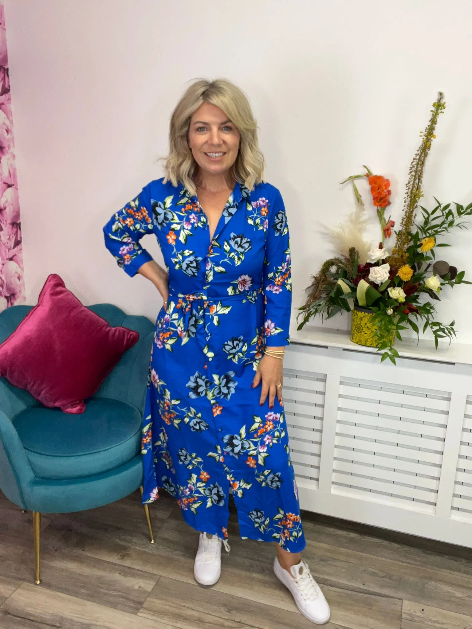 Cadnana Shirt Dress (Princess Blue)