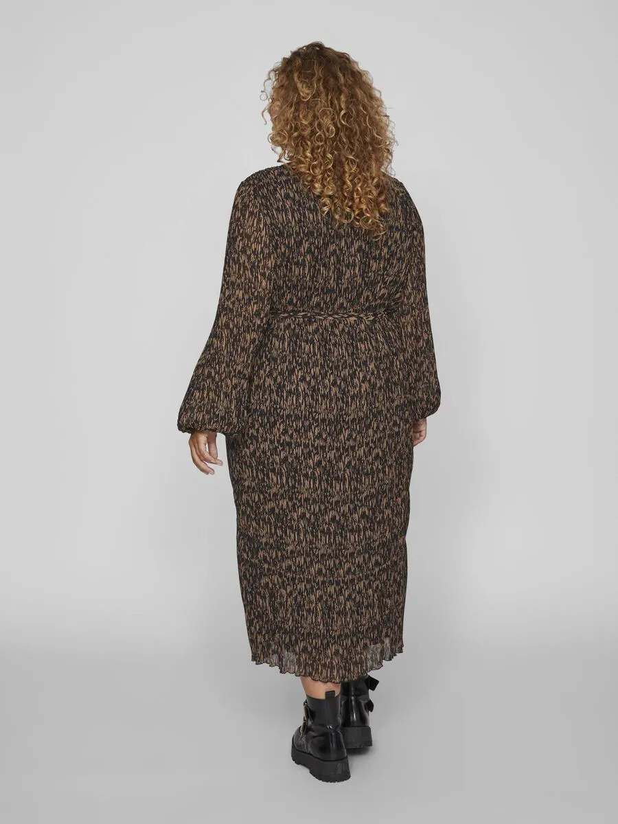 Daliana Midi Dress (Black Graphic)