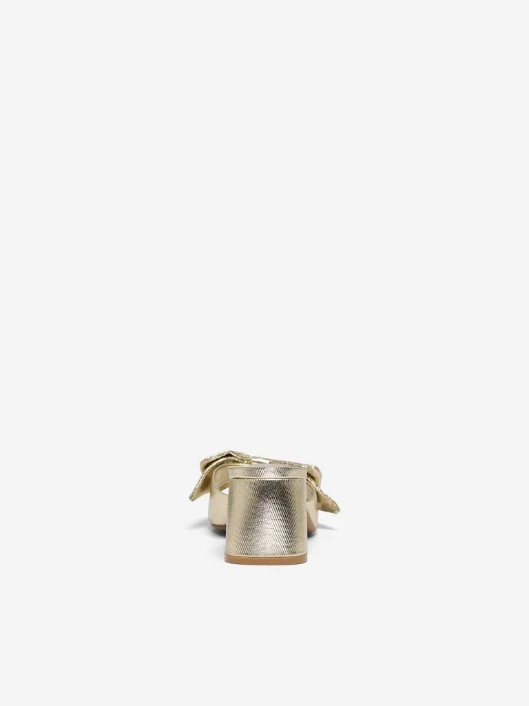 Laval Block Heel Sandal (Gold)