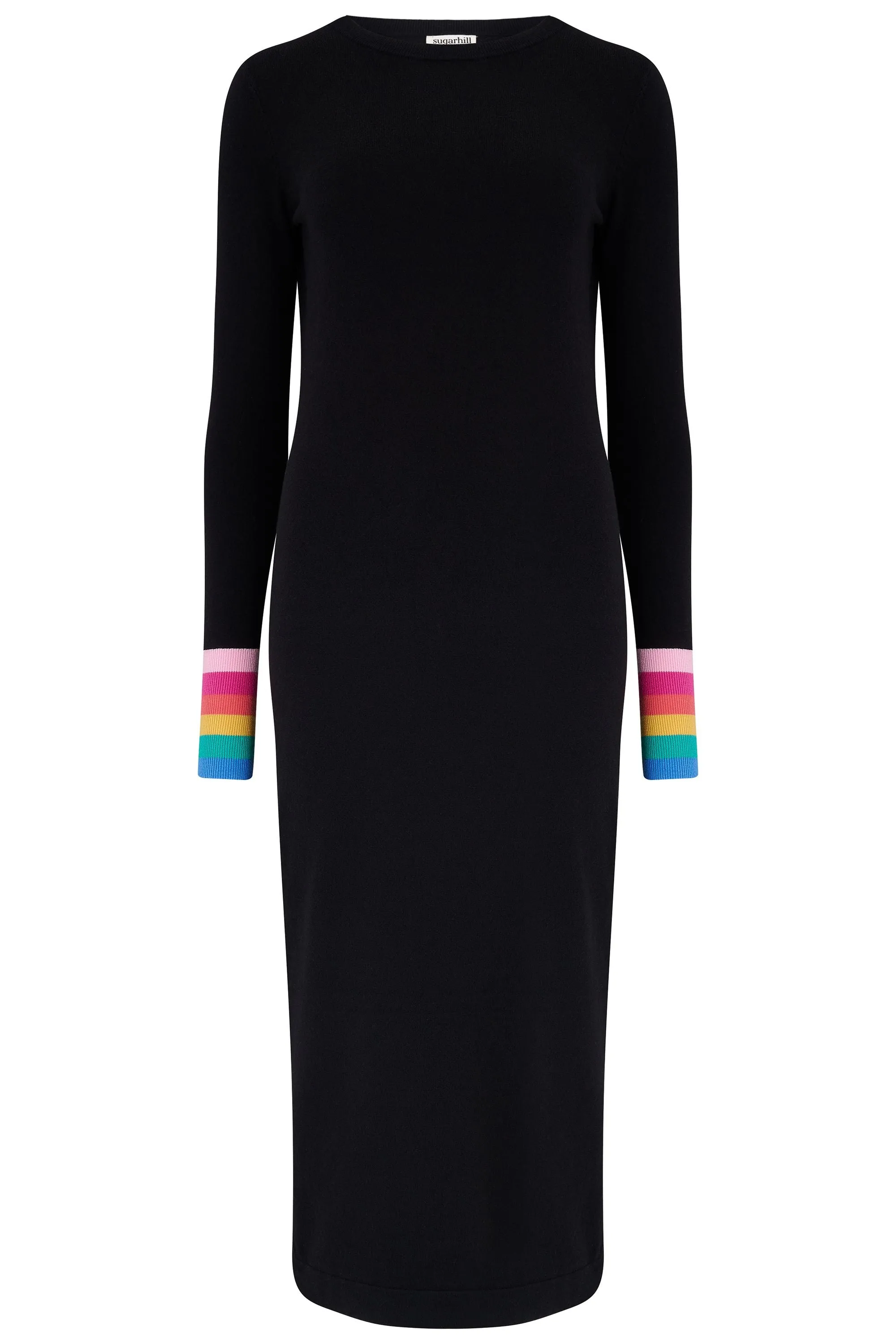 LISELLE MIDI KNIT DRESS (BLACK)