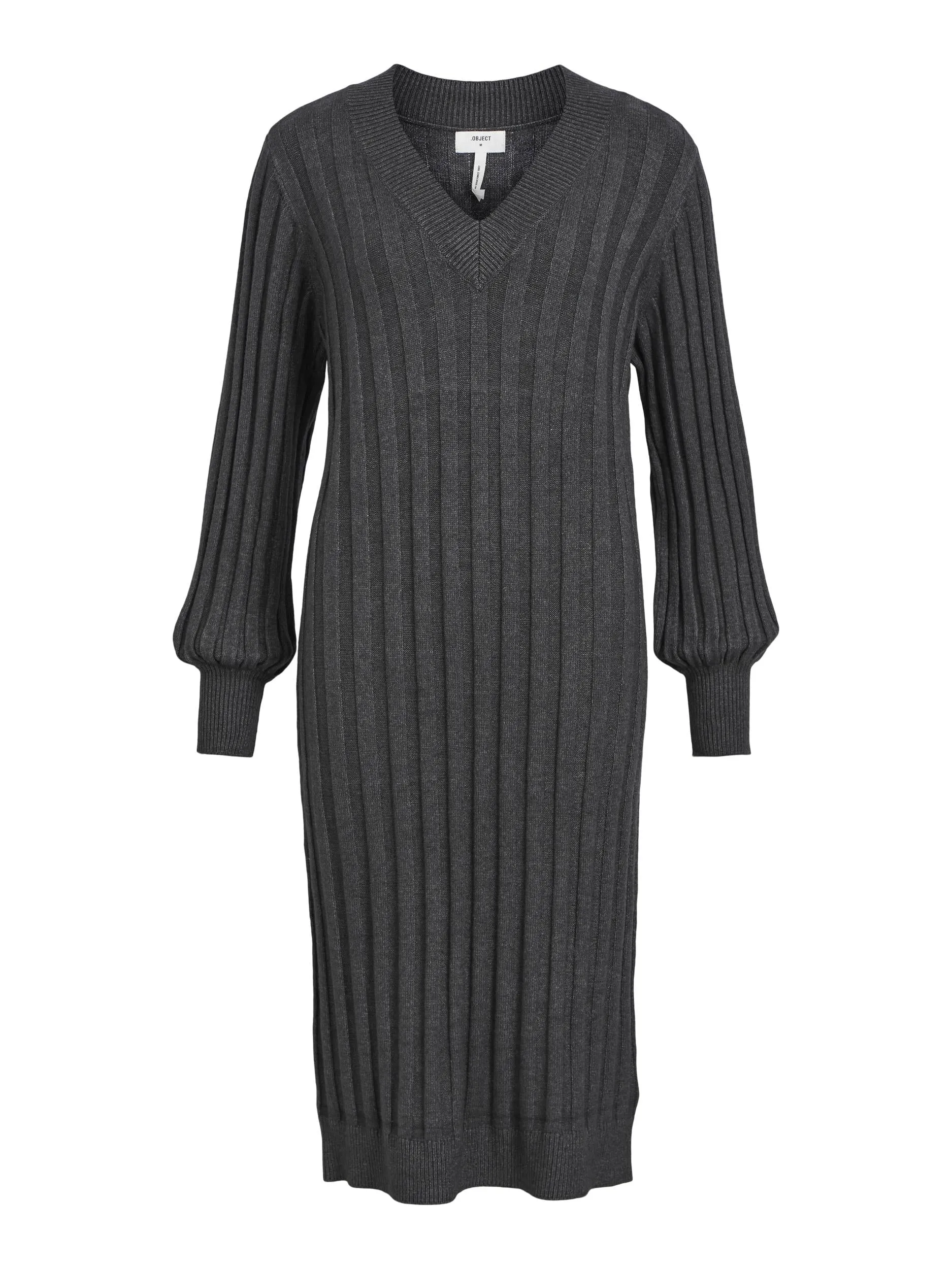 LOUISE KNIT DRESS (DARK GREY/ MELANGE)