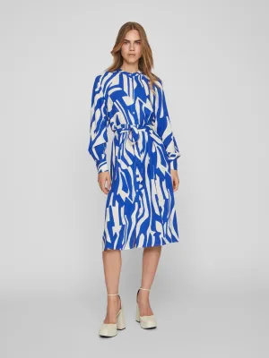 LUPA L/S DRESS(BLUE/WHITE)