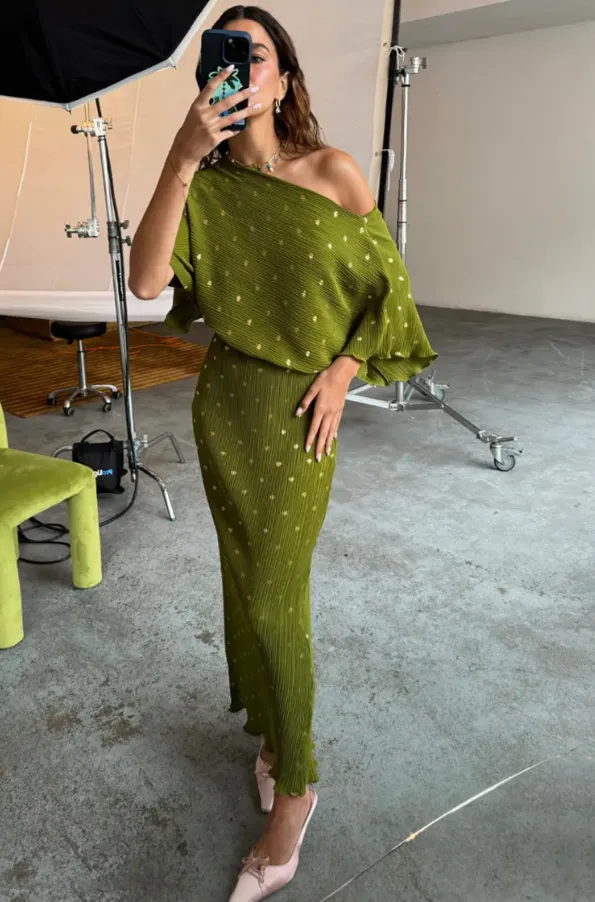 Olive Tilly Dress (Green)