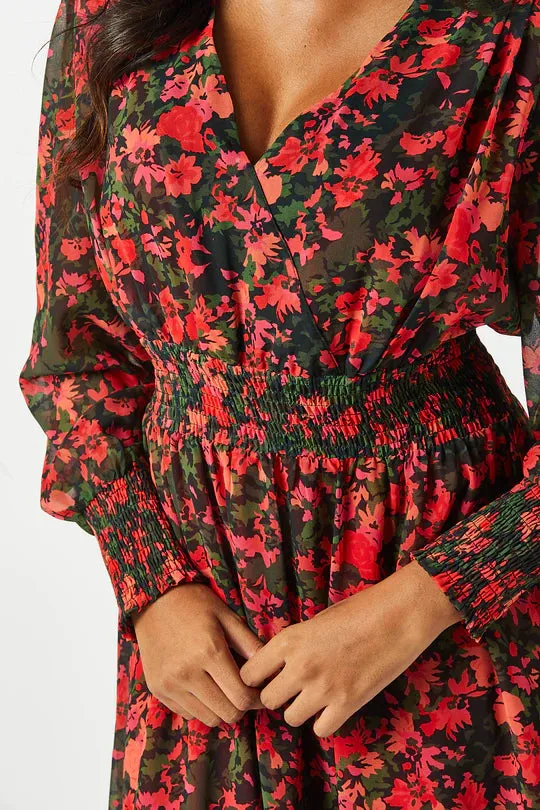 Ozzie Long Dress (Red)