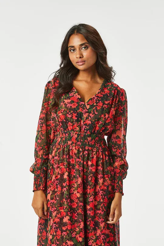 Ozzie Long Dress (Red)