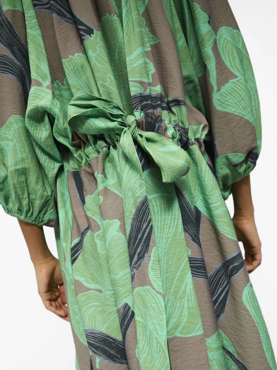 Ribini Dress (Fossil/Fair Green)