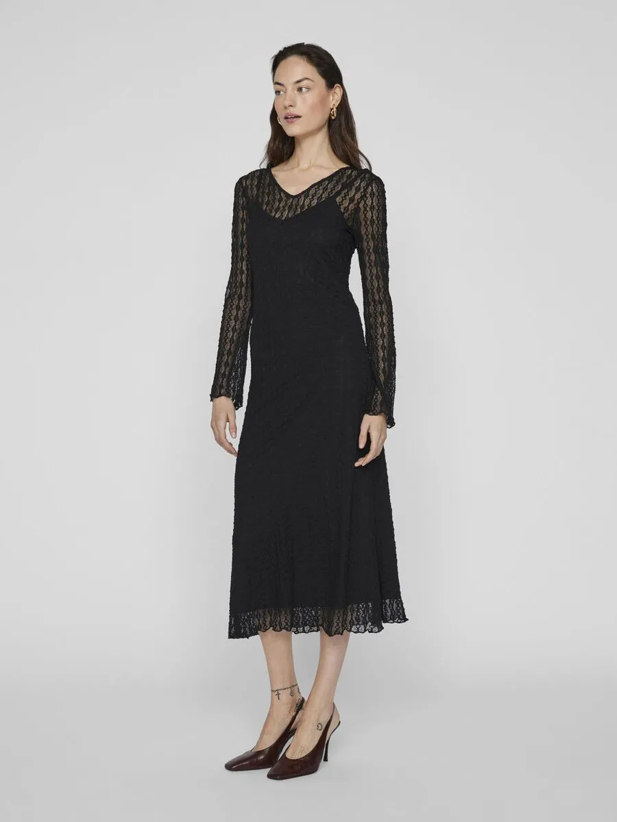 Sabrina Midi Dress (Black)