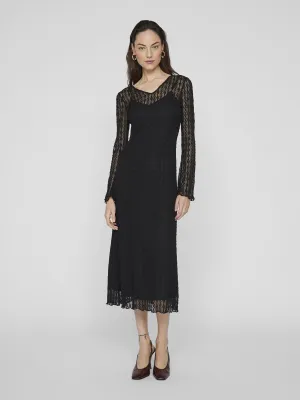 Sabrina Midi Dress (Black)