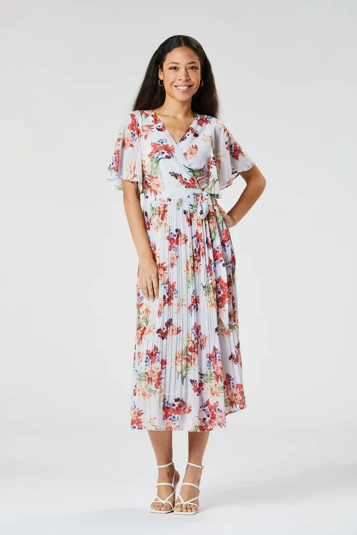 Salma Wrap Dress (Lilac)