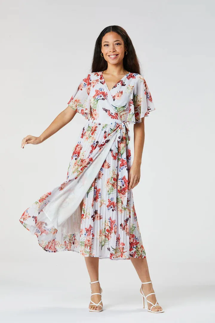 Salma Wrap Dress (Lilac)
