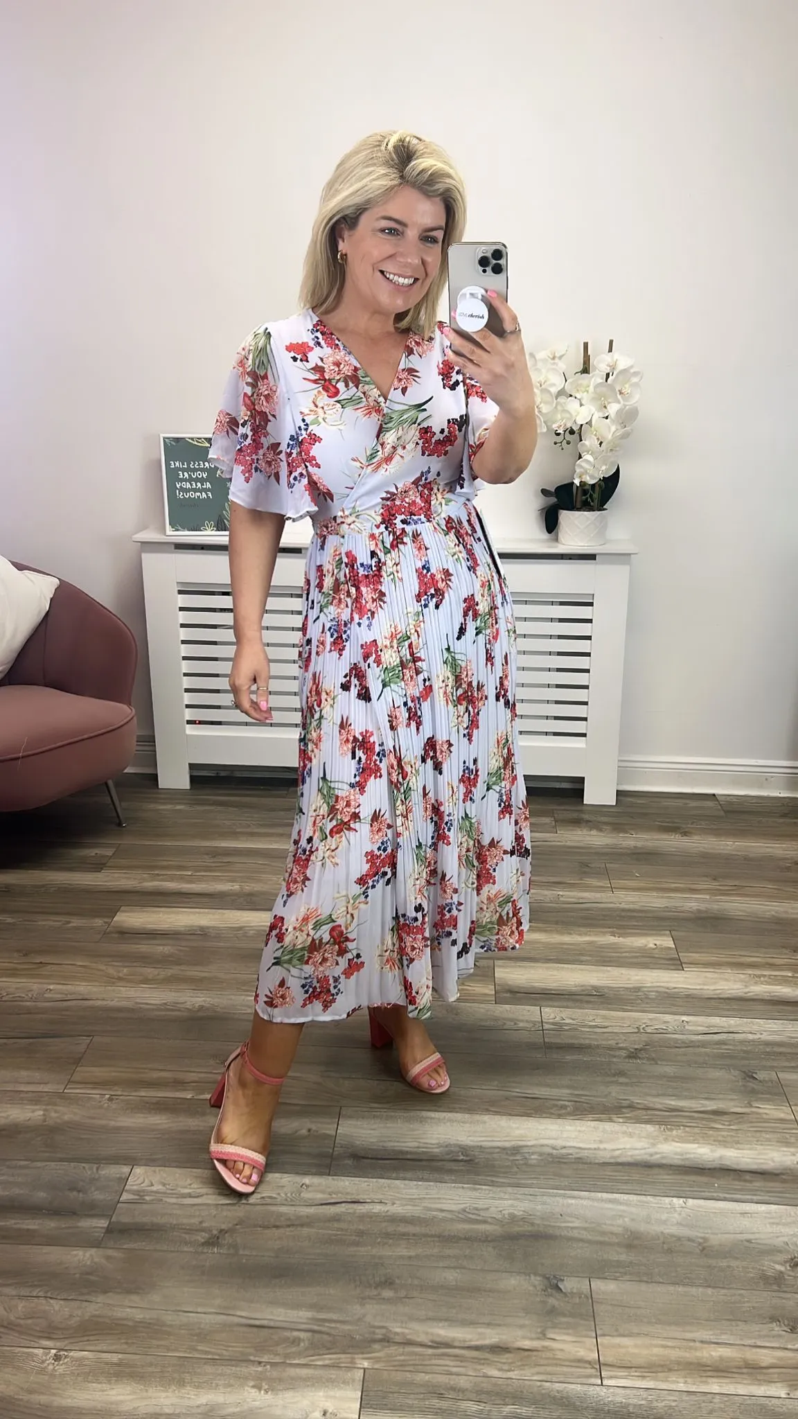 Salma Wrap Dress (Lilac)