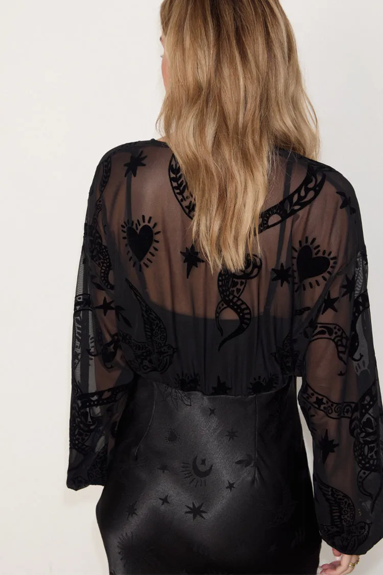 Swallow Romance Emma Dress (Black)